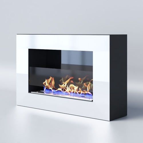 Биокамин "Русский огонь" Хай-тек 650N настенный с декоративным стеклом (стемалитом)