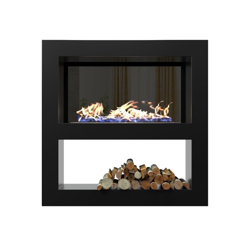 Биокамин "Русский огонь" Лобби 1300 встраиваемый с защитным и декоративным стеклом