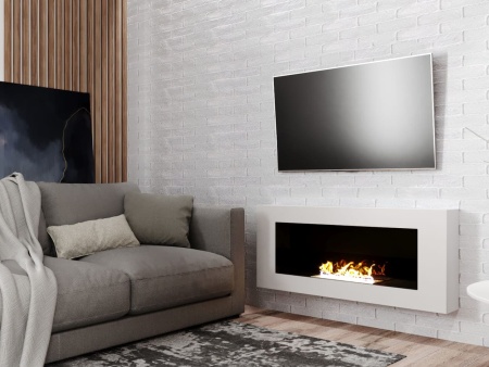 Биокамин "Русский огонь" Лайт Бланк 1200N с защитным стеклом по цене 27 500 руб.