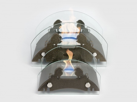 Настольный биокамин Lux Fire "Царский мост" S Бронза по цене 9 990 руб.