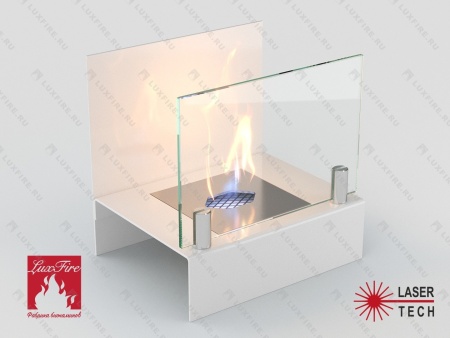 Настольный биокамин Lux Fire "Афиша" S (белый) по цене 8 228 руб.