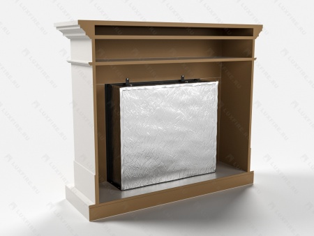 Биокамин Lux Fire с порталом Арарат 26, белый по цене 115 661 руб.