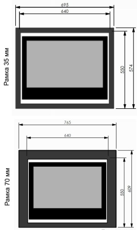 Газовый камин BellFires Unica 70