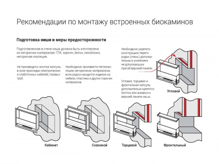 Встроенный биокамин Lux Fire Кабинет 1130 S по цене 60 390 руб.