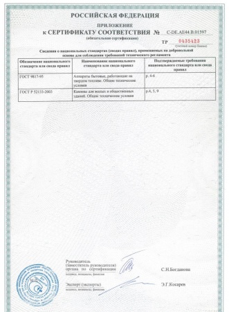 
Газовая топка Vero Design NI G0 H2