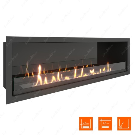 Биокамин SteelHeat LEADER 1000 XL стекло + стемалит по цене 52 848 руб.