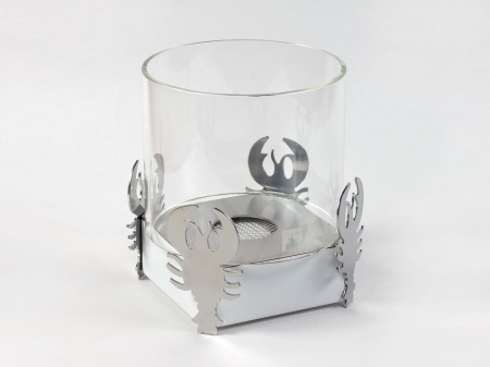 Настольный биокамин Lux Fire Зодиак "Рак" Белый по цене 15 000 руб.