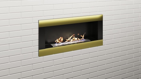 Биокамин "Русский огонь" Голд 1200V встраиваемый с защитным стеклом по цене 47 250 руб.