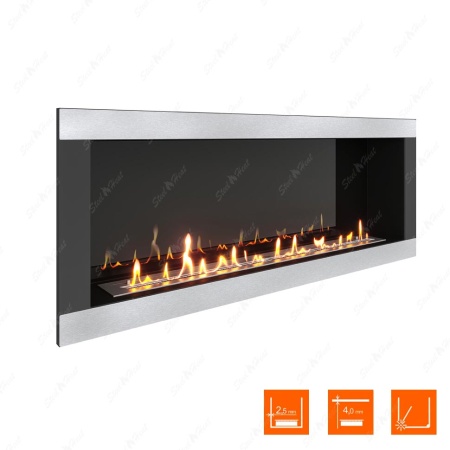 Биокамин SteelHeat ONE-H 1400 XL стемалит по цене 70 140 руб.